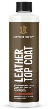 Farbfixierend Leder Finish Matt 500ml - Lederfinish für Handwerker - Leather Top Coat für alle Arten Glattleder – Klarlack schützt vor Feuchtigkeit und Beschädigungen