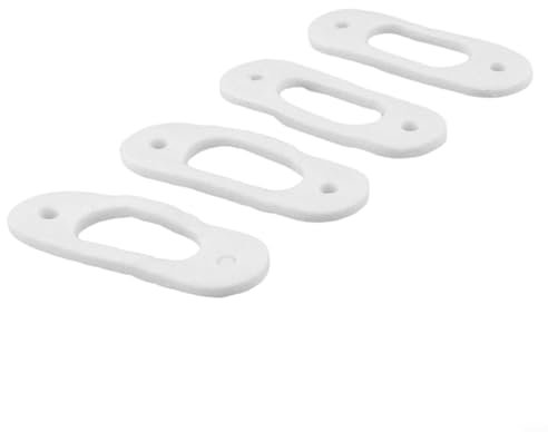 HomeVortex 4Pcs Fiber Electrode Gasket Seal For Ecotec Pro Series Boiler System Replacement Parts Heating Components