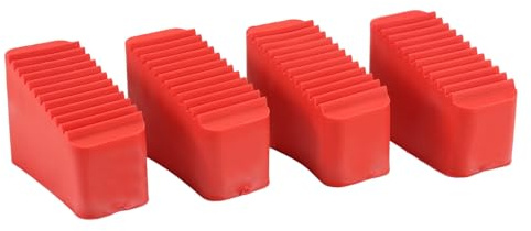 Kopinma Cubiertas para pies de escalera de 4 piezas, versátiles cubiertas para patas de escalera, almohadillas antideslizantes, almohadillas de goma para los pies, puños aislantes