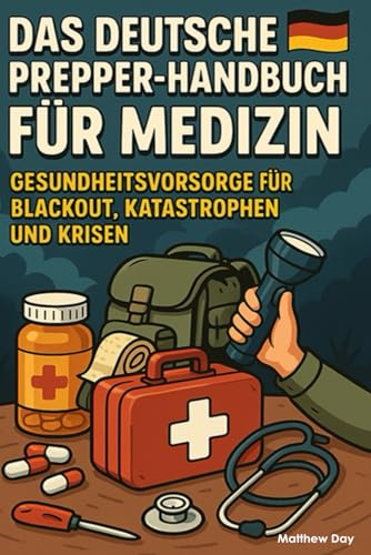 Das Deutsche Prepper-Handbuch für Medizin: Gesundheitsvorsorge für Blackout, Katastrophen und Krisen (Die Prepper-Essentials für Deutschland)