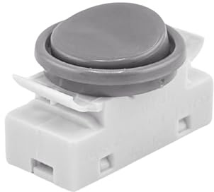 ORION LIGHTSTYLE Einbau Wippschalter, 1 Stück, 2A 250V, inkl. Ring und Wippe, Ersatzschalter für Unterbauleuchten, Küchenleuchten, Wandleuchten, Grau