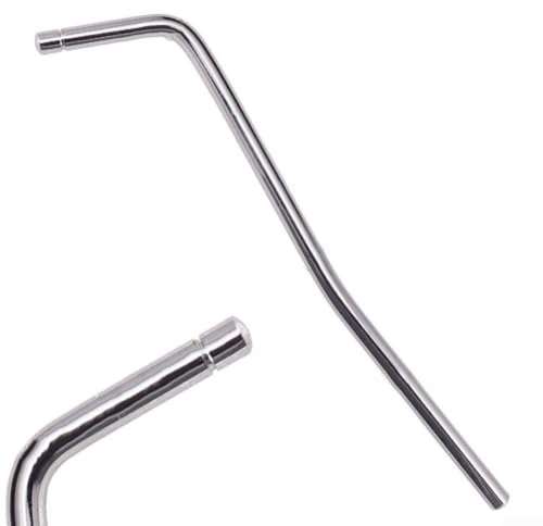 Wodsty Levier trémolo vissable 6 mm pour guitare électrique Argenté | Ajustement parfait pour filetage de 6 mm, montage facile, métal durable, aspect argent, maintien parfait