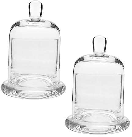 Garneck 2sätze Glas Kerzenhalter Glocke Dekorativ Tischaufsatz Für Hochzeit Geburtstag Party Romantische Atmosphäre Zimmerdeko