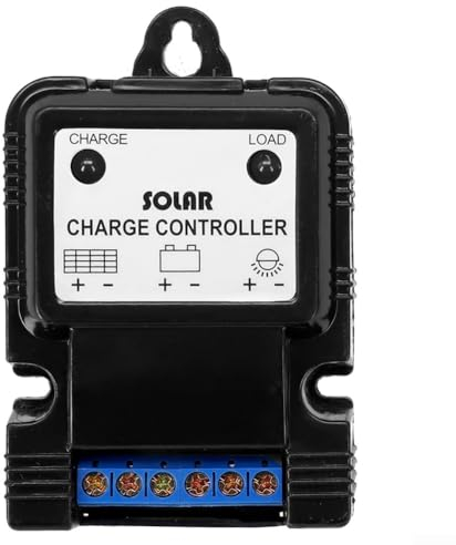 Verbesserter Solar-Ladegerät-Controller, 6 V, 12 V, LED-Anzeige, Überladeschutz