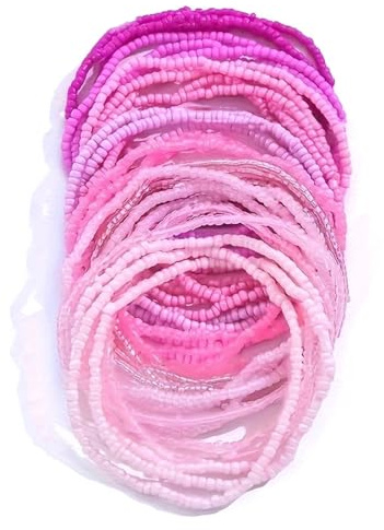 Wilgure Glasperlen Armband Set 30 Bunten Perlen Fußkettchen Zur Perfekten Ergänzung Jeden Anlass