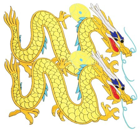 NUOBESTY 2stücke Chinesische Drachen Aufnäher Zum Aufnähen Hochwertige Stickerei Patches Für Jeans Kleidung Taschen Dekorative Stoffaufkleber Für Kreative Projekte