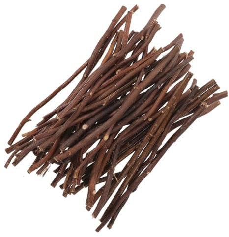 Ciieeo 50pcs Natural Wood Log Sticks Craft Twigs for Diy Decorations Large Craft Sticks Decorative Twig