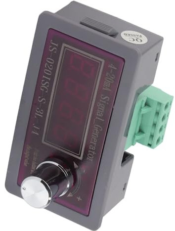 Générateur de Signal de Courant 4-20 MA, Simulateur de Tension avec Affichage LED, Sortie étalonnable pour le Réglage de la Vanne, Contrôle de L'onduleur, Débogage PLC, Débogage