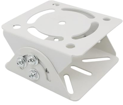 AsrMyjcx Soporte de Montaje de para cámara de Seguridad, Soporte Camara vigilancia, Adaptador de Montaje en Poste para cámaras de vigilancia de Seguridad