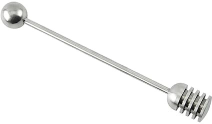 Ciieeo Stainless Steel Honey Blender Honey Stirrer Server Bee Sticks Food-Grade Easy Clean