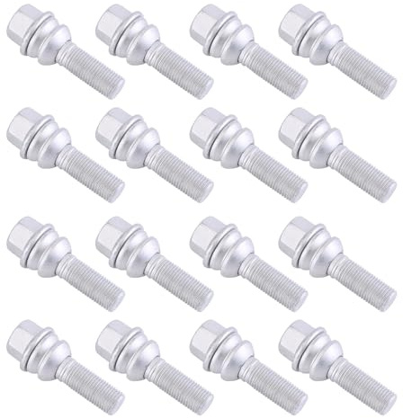 LICHENGTAI 20 Stück Radbolzen Radschraube M14 x 1,5mm Kompatibel mit Audi Q7 4LB 2006–2015 Amarok Multivan V Touareg Transporter V Bus Radschrauben Radbolzen Kugelbund