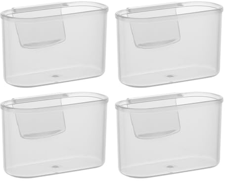BESTYASH Kühlschrank Organizer 4Er Set Aufbewahrungsboxen Für Seitentür Kompakte Pp Boxen Mit Hängendem Design Zur Platzsparenden Ordnung Von Soßenbeuteln Und Kleinteilen