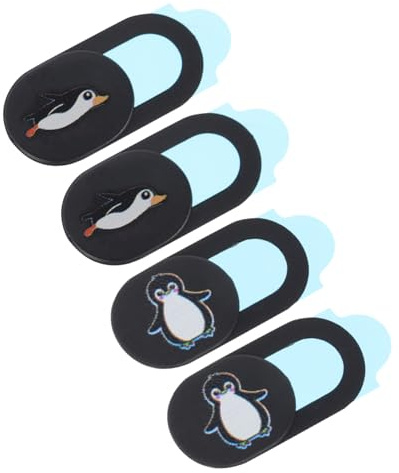 LIGIGWASH 4 Stück Webcam Abdeckung Langlebige Privacy Covers mit Schiebemechanismus Einfacher Schutz für Laptop Tablet und PC Kamera Einfache Installation zur Sicherung der Digitalen