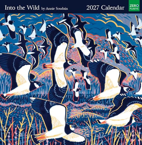 Museums & Galleries Into the Wild by Annie Soudain 2027 Calendar - Month to View Wall Calendar UK - 2027 Wall Planner and Personal Organiser for Home and Family