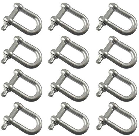 AB Tools 10mm Acier galvanisé Manille Droite Pack DE12 Accastillage DK03