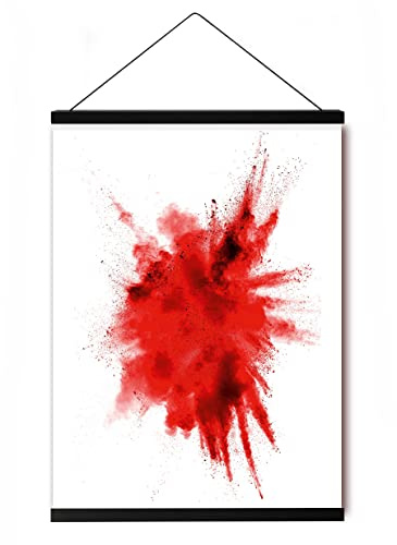 Close Up Magnetische Posterleiste - Aufhänger/Posterschienen/Plakatleisten für 1 Poster - MDF - Schwarz - 101 cm