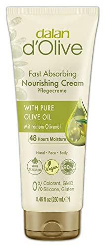 6er Pack - Dalan d'Olive Hand & Körpercreme pflegend - für normale bis trockene Haut - 250ml NEU!