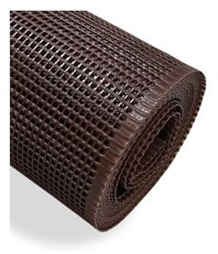 Jardin202 - Red de Plástico para Balcones y Terrazas | MARRÓN | Seleccione Medida y Cuadrado | 1x3 m (Cuadrado: 0,50 cm)