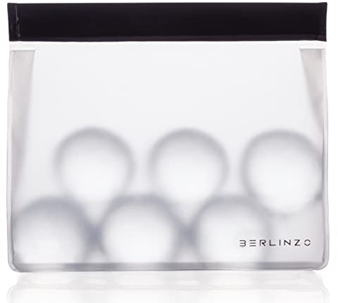 Berlinzo Reusable Ice Storage Bag - Leakproof, BPA-Free Silicone, Plastic-Free Lunch Bag - One Ice Storage Bag