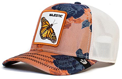 Goorin Bros. Trucker Cap Monarchy of Roses Orange Mehrfarbig, Size:OneSize