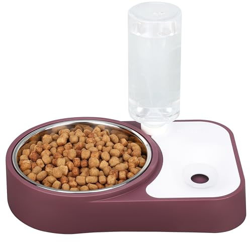 BELLE VOUS Distributore Automatico Cibo Gatti - Dispenser Crocchette Gatto - Distributore Acqua Cani - capacità 500 ml - Erogatore Croccantini - Dosatore Crocchette per Gatti