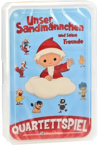alles-meine.de GmbH Spielkarten - Unser Sandmännchen und Seine Freunde - Quartett - Quartettspiel Kartenspiel - Kinder Erwachsene - Frau Elster Schnatterinchen Pitti Platsch Mopp..