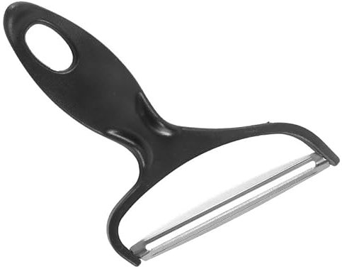Black Vegetable Peeler Large Peelers for Kitchen, Swivel Stainless Steel Blades Big Size, Y Wide Veggie Shredder for Cabbage Lettuce Julienne Home and Kitchen