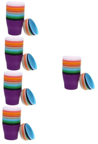 Sosoport 45juegos De De Plástico Transpirables con Juego De Pastel para Pequeñas y Decoración De Interiores