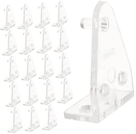 Garneck 20 Stück Verschlusshaken Vorhangjalousien Für Fenster Rollo Hardware Jalousien Für Türen Vorhanghaken Türjalousien Halterung Durchsichtige Haken Mini Jalousien Vertikale