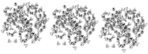 Ciieeo 3 Set Chiodi Antiscivolo Per Pneumatici Invernali Punte Per Pneumatici Lega Alluminio Per Auto Suv Atv Facile Installazione Maggiore Traction Su Strade E Nevate 100 Pezzi*3