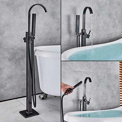 BOSHYUM Robinet mitigeur de Baignoire sur Pied avec douchette à Main