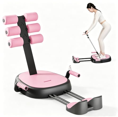 Máquina de pilates reformadora multifuncional para casa con entrenamiento abdominal, rebote automático y cuerda tensora