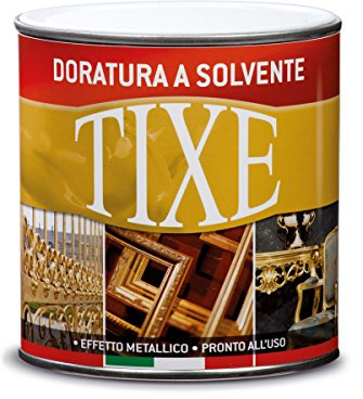 TIXE Vernice per Interni Solvente – Finitura Resistente e Lucida per Pareti e Superfici, Riccopallido 125 ml