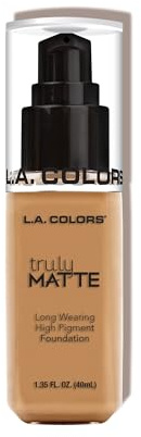 L.A. COLORS - Truly Matte Foundation Warm Honey - 1.35 fl. oz. (40 ml)