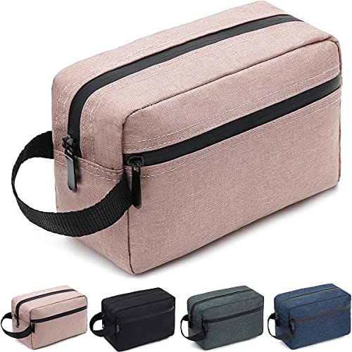 FUNSEED Trousse de Toilette de Voyage pour Hommes et Femmes, Accessoires de Toilette Sac de Rasage, Sac de Rangement Pliable pour Outils de Brosse cosmétique avec poignée