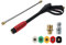 BOOMSTART Pistolet de nettoyage haute pression 2100 psi - Pistolet à haute pression avec 5 embouts de buse