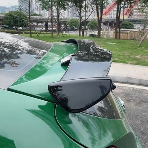 WDMNAO Auto Heckspoiler Spoiler für Ford Fiesta MK7 2011-2017, ABS Kofferraumspoiler Autodach Rear Spoiler Lippe Styling Karosserie Anbauteile Tuning Ersatz Umbau Zubehör