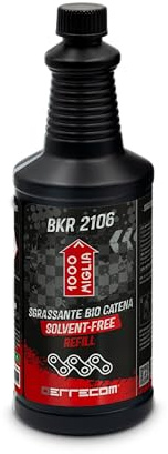 1000 Miglia BKR 2106 Bike Chain Degreaser, Biodegradable and Solvent-Free Formulation, 1 L Refill Bottle