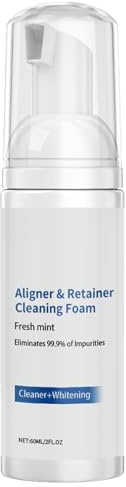 Mousse Dentaire Nettoyant,Spray de Nettoyage Portable pour Appareils Dentaires,Mousse Nettoyant Appareils Dentaires,Tooth Mousse,Nettoyant pour Appareils Dentaires,Nettoyage des Prothèses Dentaire