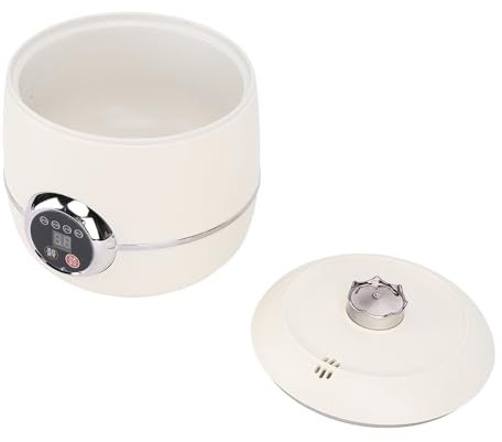 Mini Cuiseur à Riz capacité de 1,6 L pour la Cuisson du Riz, du Porridge et de la Soupe avec Base Chauffante Circulaire et Technologie 3D, Maintien au Chaud et Minuterie