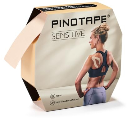PINOTAPE Sport Sensitive Tape - 31 m - Hautfreundlich & Wasserabweisend