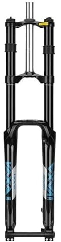 DONGLING Fahrrad Gabel 26 Zoll 27,5 Zoll 29 Zoll Downhill-Bike Vorderradgabel Aluminiumlegierung 170mm Federweg MTB Mountainbike Hydraulische Federgabel Fahrradgabeln(27.5 29 Black)