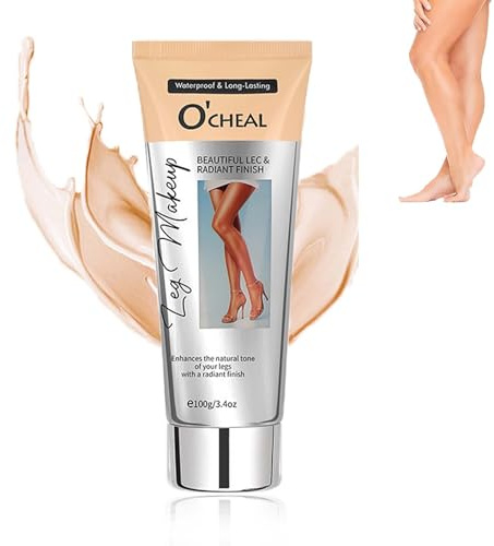 Wasserfestes Bein- und Körper-Makeup, kein Übertragen, Beinvenen, Narben und Tattoos abdecken, leicht aufzutragen, lang anhaltende Body Foundation (2# Medium Golw, 3.4 FL OZ)