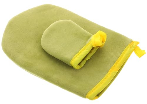 NULYLU Bräunungshandschuhe Mit Fingerhandschuhen Für Selbstbräuner Und Lotion Applikation Waschbare Handschuhe Für Gleichmäßige Hautpflege