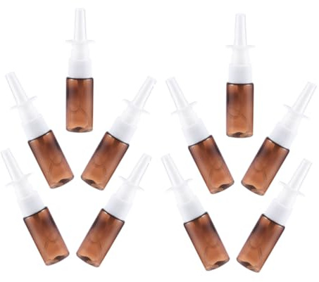 SHERCHPRY 10pièces Vaporisateur Nasal Flacons Eau Réutilisables Et Précis Pour Pulvérisation Nasale Compact Et Pour Voyager