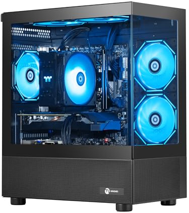 NINGMEI PC Gamer | AMD Ryzen 7 5700X 4.6GHz | GeForce RTX 5060 8Go | 32Go DDR4 RAM 3200MHz | 1To NVME SSD | 650W PSU | WiFi | Windows 11 Home 64 Bit