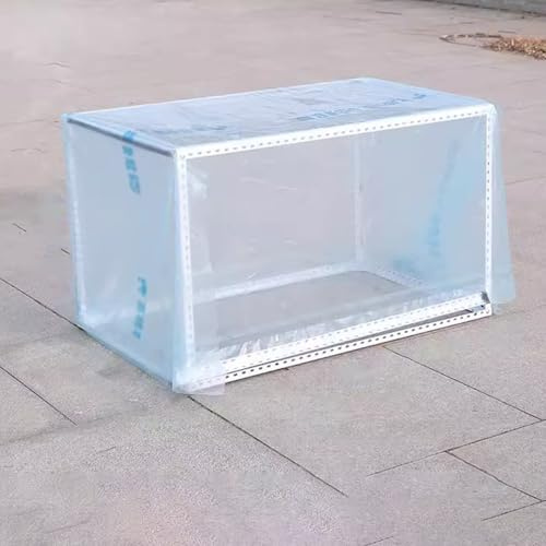 Mini Serra per Piante da Balcone Telaio in Acciaio Laminato a Freddo con Ripiani Serra per Piante da Esterno Invernale Piccola Viti Zincate Piantine, Ortaggi(C,120*60*60cm)