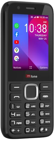 TTfone TT240 Mobile Phone KaiOS Feature Smartphone - Pay As You Go (EE Pay As You Go)