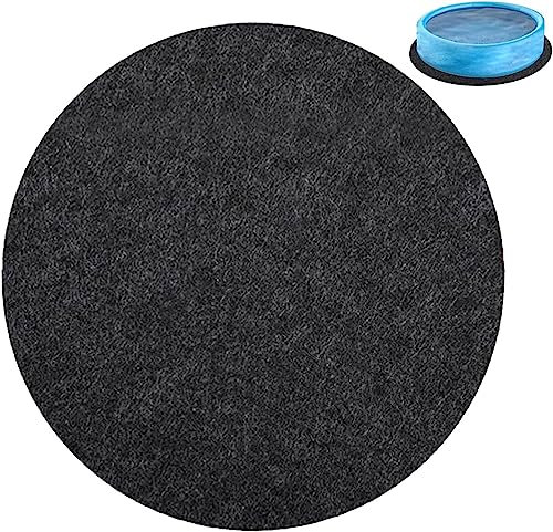 VERIMP Pool Ground Cloth Felt Swimming Pool Floor Protector, Pool Floor Foil Floor Mat Pool Pad Water Absorb Felt Round Pool Mat for Above Ground Pools, Tear Mat 4 meters/13.12ft