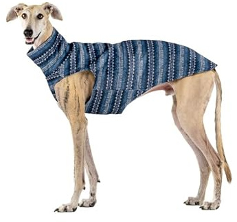 Pullover aus Acrylwolle: Stil, Wärme und Komfort, Elegantes Design und Kälteschutz, ideal für Whippets, Windhunde und italienische Windhunde - Ethnic, Galgo-S
